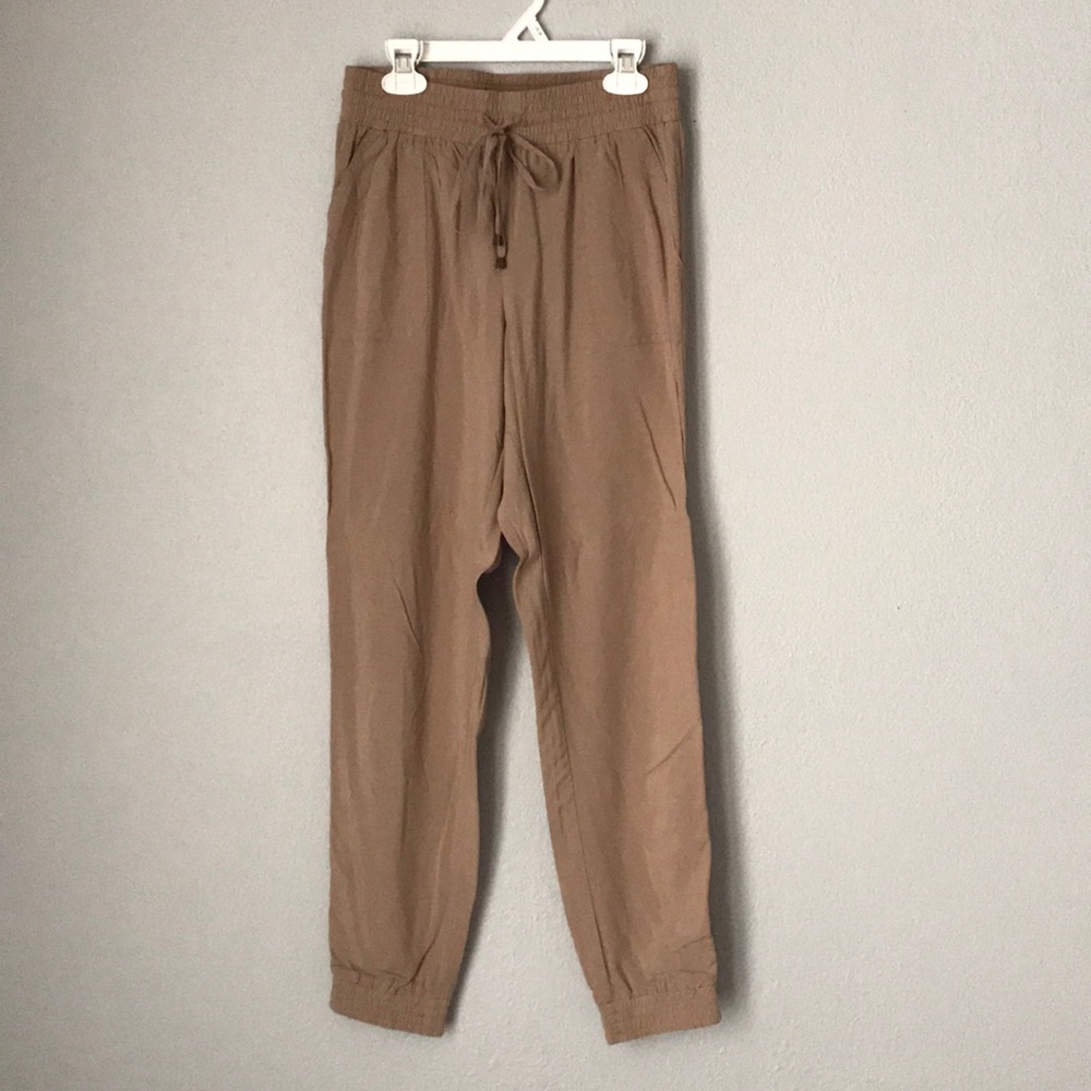 tan joggers